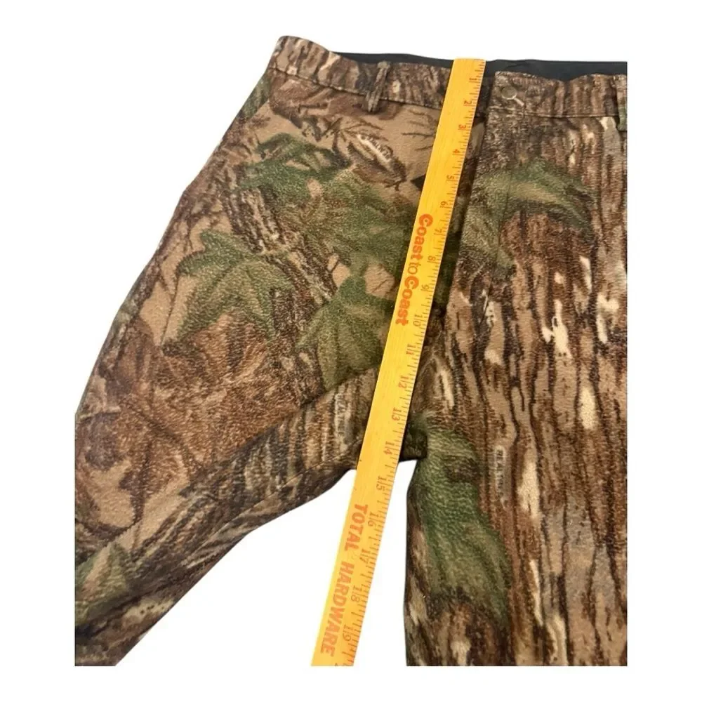 Vintage Cabela’s Whitetail Clothing USA Made Gore-Tex Camo Hunting Pants Mens Lg